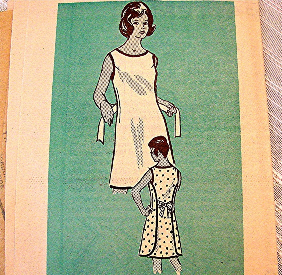 Vintage 1960s Back Wrap Dress Pattern Mail Order Anne Adams Misses Half Size 12.5 Bust 35 simple to make