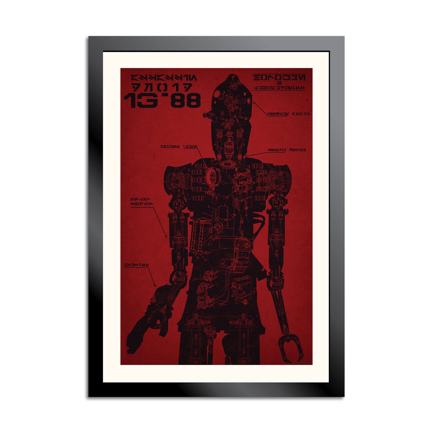 IG-88 Schematic Poster