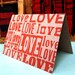 LOVELOVELOVE letterpress card