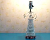 petite pink table lamp