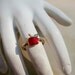 Vintage Avon Gold Apple teacher ring