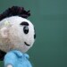 Bobak Ferdowsi - needlefelted soft sculpture by Cretur Fetur