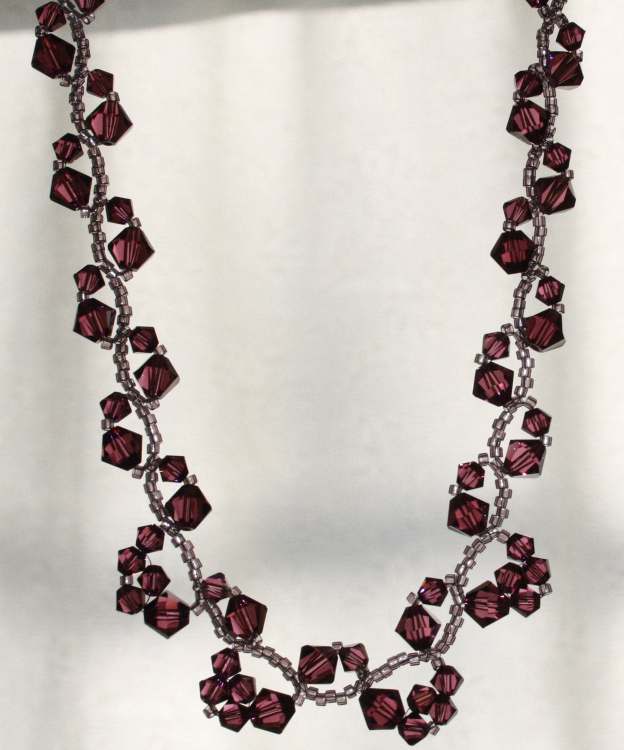 Crossweave Crystal Necklace AND Earrings Tutorial for Beginner to Advanced Bead Weaver