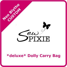 Custom Deluxe Neo Blythe Dolly Carry Bag