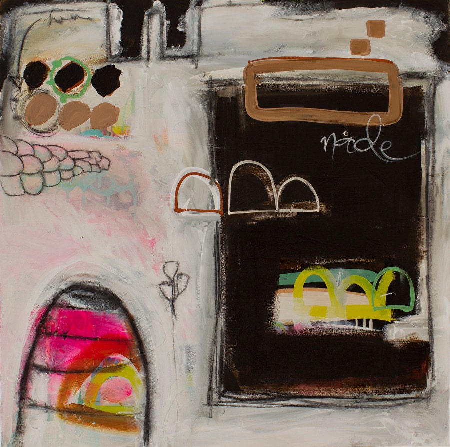 SALE Original Painting by Donna Heart titled Nade