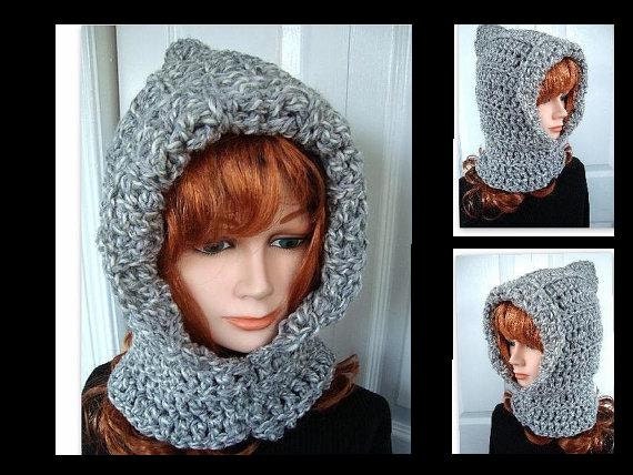 Crochet Pattern hat hood num 165-A  all sizes from newborn to adult.... Permission to sell your finished items, Instant Download