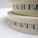 printed alphabet tape