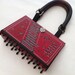 Dracula Book Purse with Beaded Satin Ribbon