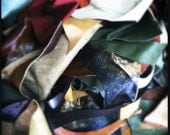 SALE 10 percent off - 1 pound (lbs) Soft & Gorgeous Lambskin Leather Remnants (generous pieces), PERFECT color MIX, hand selected