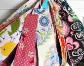 Set of 5 Reversible Child Headbands - PICK YOUR FABRICS - Bunch Pack Birthday Party Favor Gift Girl Cotton Cloth Hair Pretties