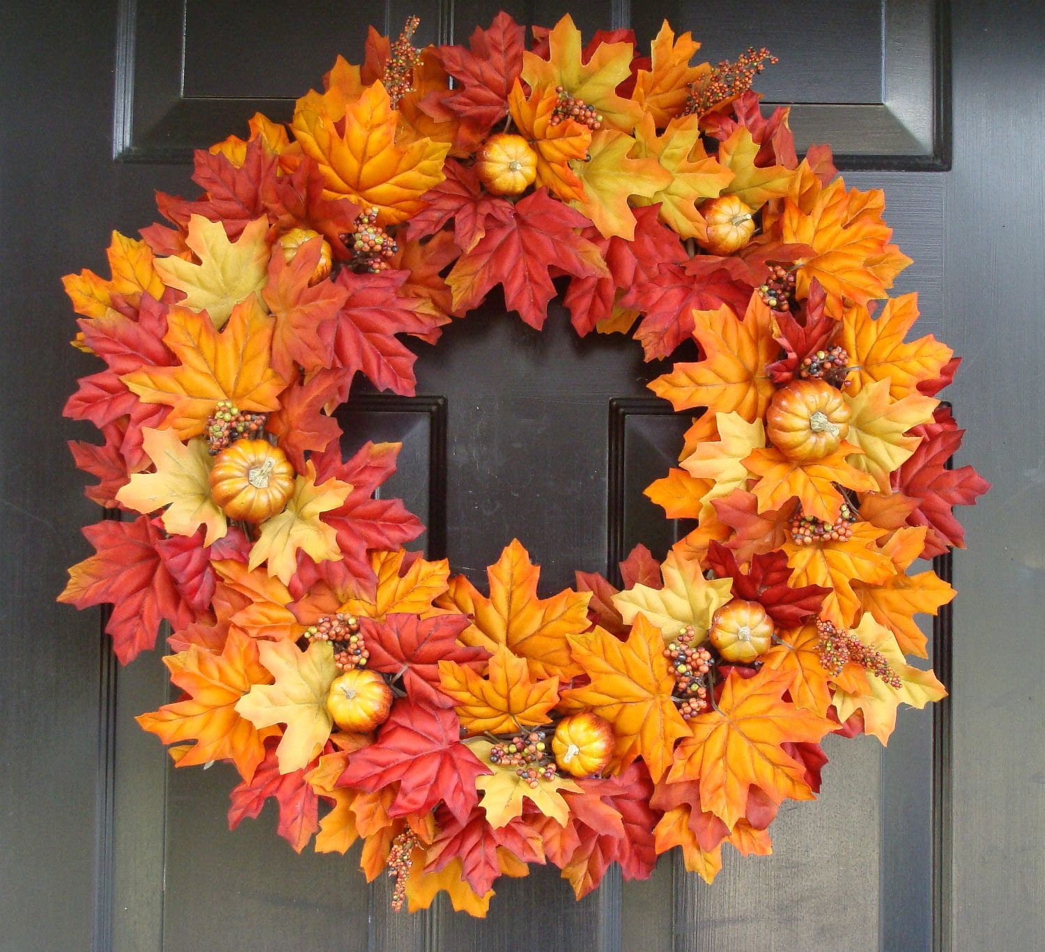 Thanksgiving Wreath- Pumpkin Pie Thanksgiving Decor- Fall Wreaths- Autumn Wreaths- Last One