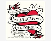 Los Angeles : Letterpress Wedding Invitation Suite - Private Label Semi-Custom