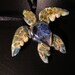 Implosion Sea Turtle Pendant, wearable art, handmade borosilicate glass, with satin cord, clasp and gift bag, unique gift, FREE SHIPPING