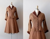 1950s dress suit / 50s Jonathan Logan suit / Corolle dress