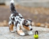 Custom Pet Dog Portrait - 3D Felted Wool - Personalized Miniature Art Sculpture of Your Pet - Statement Gift Idea