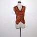 Vintage Exotic Rose Vest