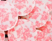 EXCLUSIVE Designer PINK DAMASK Chocolate Covered Oreos -Girl Party Wedding Shower Birthday Gift Favor