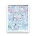 Neptune- Large art original art Original painting large painting colorful painting white painting abstract painting 23.5" x 18.75" inches