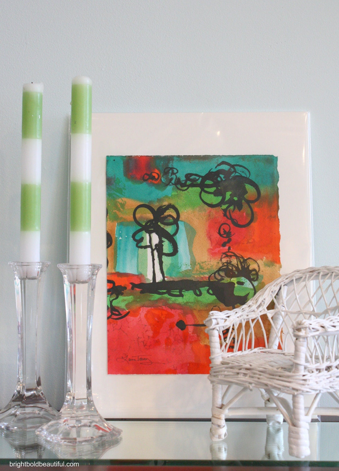Bohemian -  Original Watercolor Painting