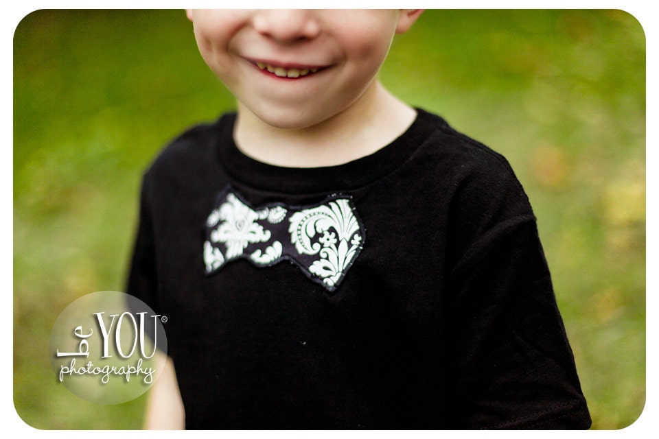 Childrens Clothing.....  Boys Modern Applique Tee Damask..... handmade boutique childrens clothing by laken and lila