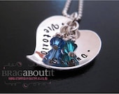 Personalized Mommy Jewelry - Hand Stamped Necklace - Sterling Silver - Sassy Cup of Love