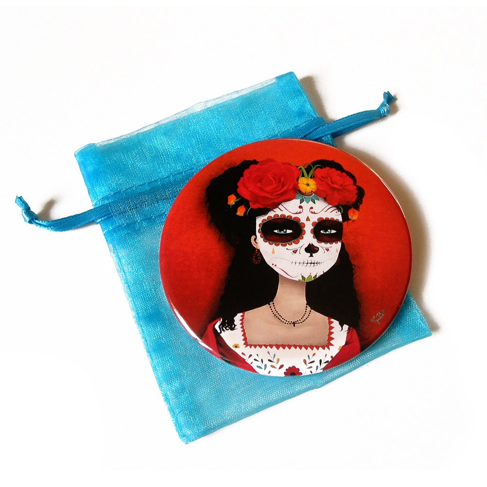 Catrina - Dia de los Muertos - Pocket Mirror