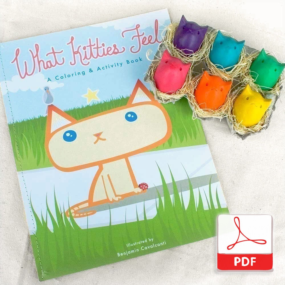 Download Coloring Book - What Kitties Feel