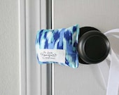 the door bumper - teal ikat