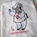 Hand Embroidered Dish Towel, Embroidery, French Chef, Le Connoisseur
