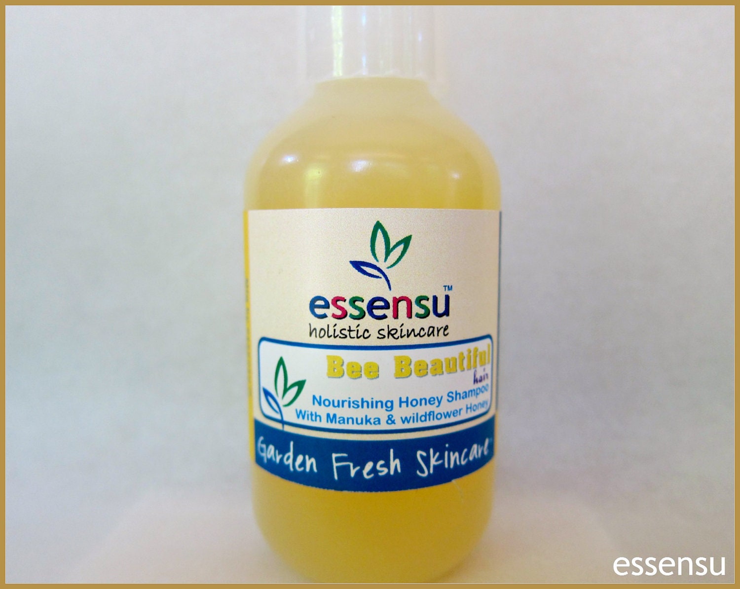 Bee Beautiful Hair Organic Raw Honey Shampoo 2 oz Travel Sample Size No Sulfates or Parabens