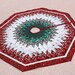 Diamonds Christmas Tree Skirt Quilt - 58 inches