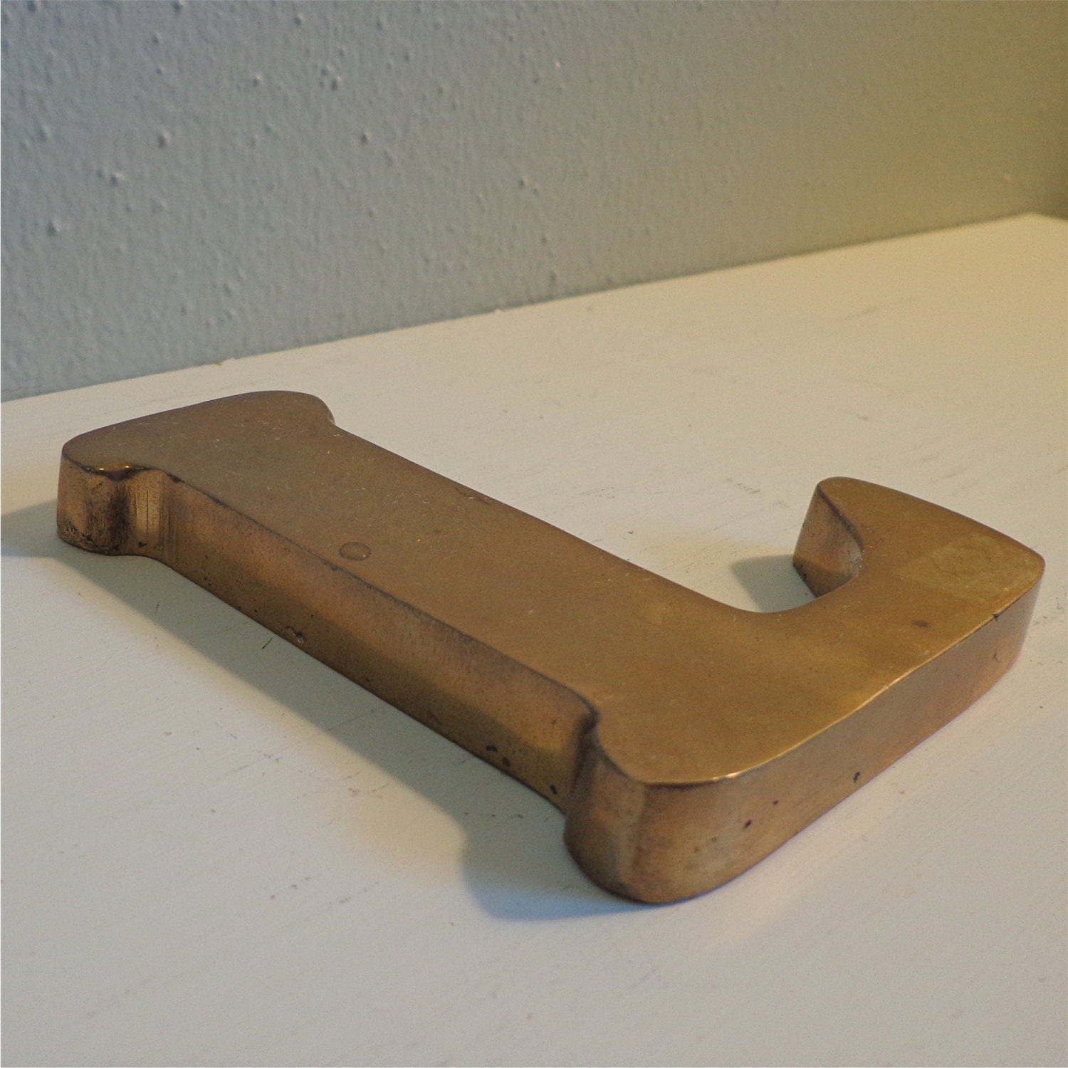 Solid Brass Letter "L"