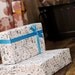 Gift Wrap Paper Happy Birthday - Collage Presents Candy