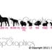 Zombie Family Sticker WITHOUT PHRASE, Vinyl Graphic