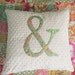 Ampersand Minky Dot pillow sham, YOU PICK FABRIC, plush