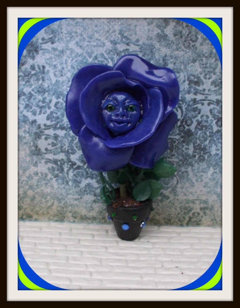 Gothic Witch Magical Alice in Wonderland Flower dollhouse miniature ooak Custom orders Welcome