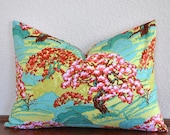 Amy Butler Cameo Spring Beauty and Ticking 14x20 Lumbar Pillow Cover