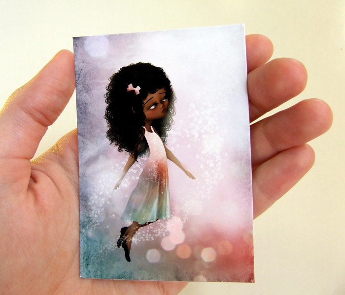 ACEO/ATC - "Surrender II" - Artists Trading Card Premium Hahnemuhle Fine Art Mini Print 2.5x3.5