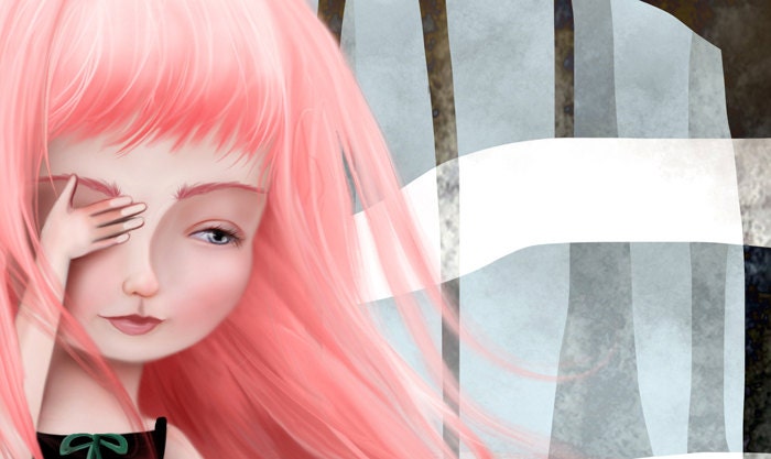 5x7 Sized Fine Art Print - 'Dream Seeker' - Small Sized Giclee Art Print by Jessica Grundy