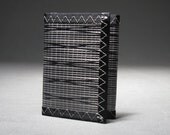 Sailcloth Velcro-less Trifold ID Mens Wallet - Grey Xply and Black