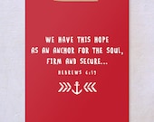 Red Anchor Hebrews 6:19