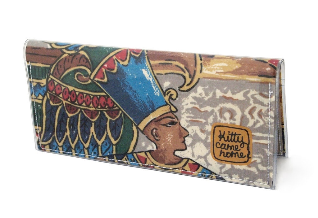 Bi-fold Clutch -  Egyptian vintage fabric