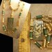 Reserved for MIC Vintage Jade Dragon Necklace chinese links and writing pendant