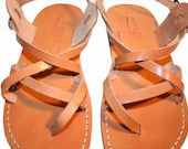 Caramel Triple Leather Sandals