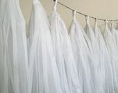 choose your colors ... tissue paper tassel garland // nursery // wedding decorations // birthdays // party decorations Il_170x135