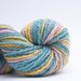 Navajo Stripes, HandSpun HandDyed Leicester  Yarn, worsted, 125yards