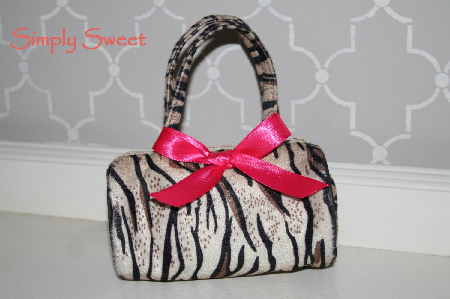 50% Off HOLIDAY SALE - Ready to Ship - Adorable Animal Print Toddler Purse - My 1st Purse - Diva