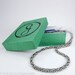 Green Chainmaille - Wallet Chain - Graduated Byzantine (Thick to Thin)