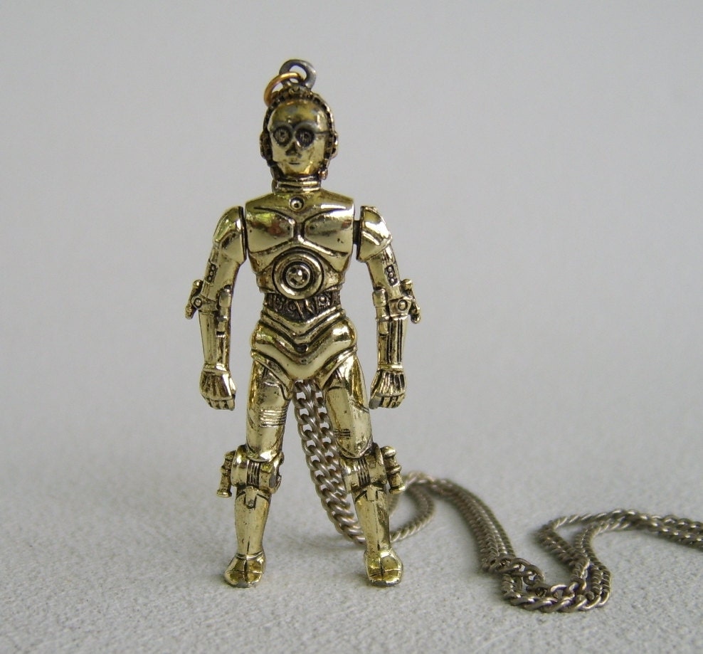 c3po r2d2 necklace