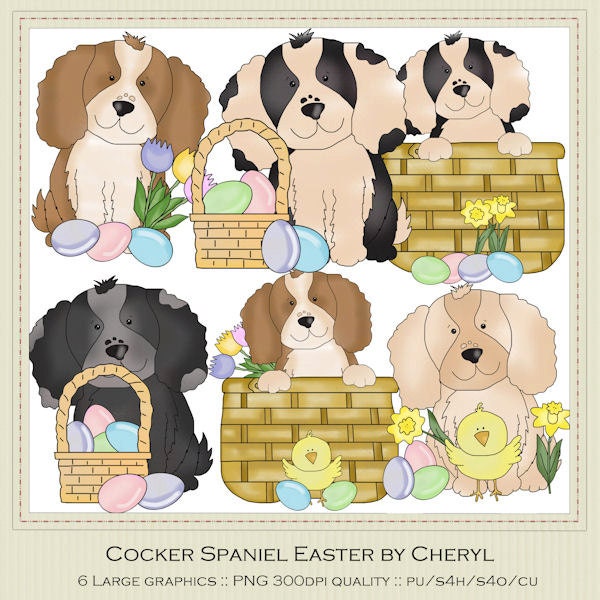 easter dog clipart - photo #15